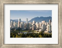 Skyline of Vancouver, British Columbia, Canada Fine Art Print