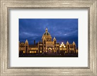 British Columbia, Victoria, Parliament Building Fine Art Print