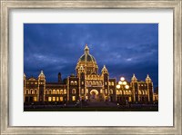 British Columbia, Victoria, Parliament Building Fine Art Print