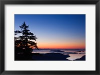 British Columbia, Salt Spring, Mt Maxwell sunrise Fine Art Print