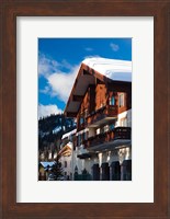 British Columbia, Sun Peaks Resort, ski lodges Fine Art Print