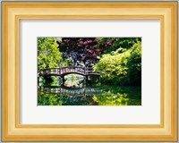 British Columbia, Vancouver, Hately Gardens bridge Fine Art Print