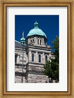 British Columbia, Victoria, Close Up of Parliament Building Fine Art Print