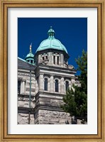 British Columbia, Victoria, Close Up of Parliament Building Fine Art Print