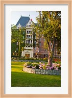 British Columbia, Victoria, Empress Hotel Gardens Fine Art Print
