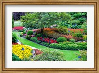 Butchart Gardens in Full Bloom, Victoria, British Columbia, Canada Fine Art Print
