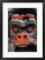 First Nation Totem Pole, Thunderbird Park, Victoria, Vancouver, British Columbia, Canada Fine Art Print