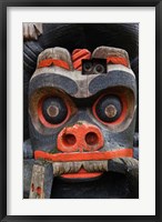 First Nation Totem Pole, Thunderbird Park, Victoria, Vancouver, British Columbia, Canada Fine Art Print
