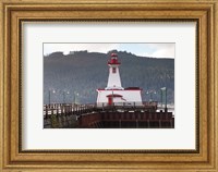 Lighthouse, Port Alberni, Harbor Quay Marina, Vancouver Island, British Columbia, Canada Fine Art Print