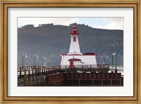 Lighthouse, Port Alberni, Harbor Quay Marina, Vancouver Island, British Columbia, Canada Fine Art Print