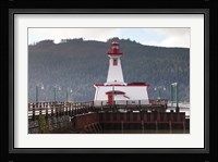 Lighthouse, Port Alberni, Harbor Quay Marina, Vancouver Island, British Columbia, Canada Fine Art Print