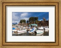Port Alberni, Harbor Quay Marina, Vancouver Island, British Columbia, Canada Fine Art Print