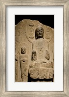 Buddha statue c. 550-577 AD, Shanghai, China Fine Art Print