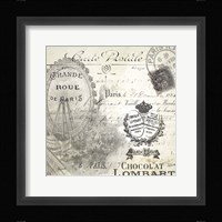 All About Paris II Framed Print