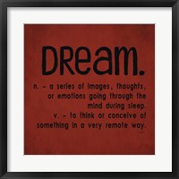 Definitions-Dream II Fine Art Print