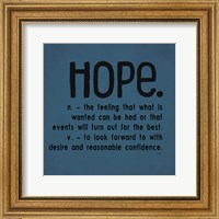 Definitions-Hope III Fine Art Print