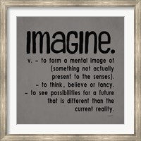 Definitions-Imagine IV Fine Art Print