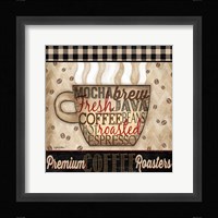 Premium Coffee II Framed Print