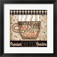 Premium Coffee II Framed Print