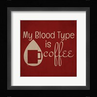 Wine and Coffee Sayings II Framed Print