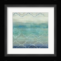 Abstract Waves Blue/Gray I Fine Art Print