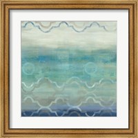 Abstract Waves Blue/Gray I Fine Art Print
