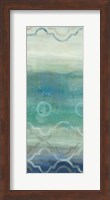 Abstract Waves Blue/Gray Panel I Fine Art Print