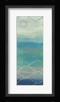 Abstract Waves Blue/Gray Panel II Fine Art Print