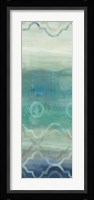 Abstract Waves Blue/Gray Panel I Fine Art Print