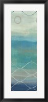 Abstract Waves Blue/Gray Panel II Fine Art Print