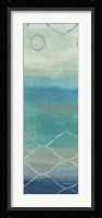 Abstract Waves Blue/Gray Panel II Fine Art Print
