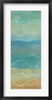 Abstract Waves Blue Panel II Fine Art Print