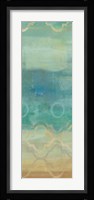 Abstract Waves Blue Panel I Fine Art Print