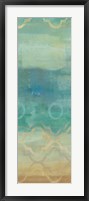 Abstract Waves Blue Panel I Fine Art Print