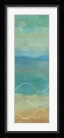 Abstract Waves Blue Panel II Fine Art Print