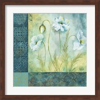 White Poppy Garden I Fine Art Print