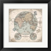 World Hemispheres I Fine Art Print