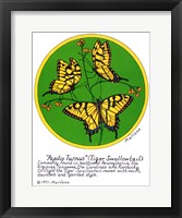 Tiger Swallowtail Framed Print