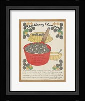 Blackberry Flummery Framed Print