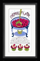 Cherries Flambe Fine Art Print