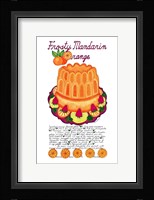 Frosty Mandarin Orange Fine Art Print