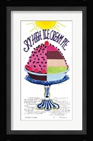 Sky High Ice Cream Pie Framed Print