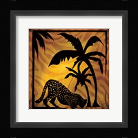 Safari Silhouette I Framed Print