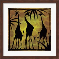 Safari Silhouette III Fine Art Print