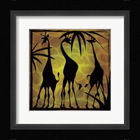 Safari Silhouette III Fine Art Print