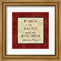 Pasta Sayings II Fine Art Print