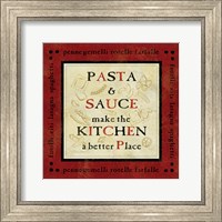 Pasta Sayings II Fine Art Print