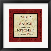 Pasta Sayings II Fine Art Print