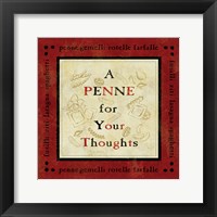 Pasta Sayings IV Fine Art Print