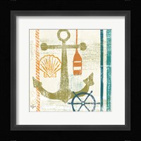 Nautical Brights I Framed Print